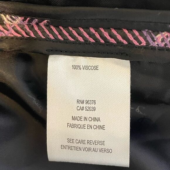 Samuel Dong Puffer Jacket w/Abstract Embroidered Lines Size L - Picture 8 of 9